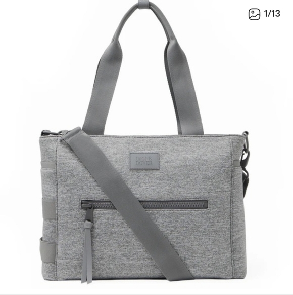 Dagne Dover Other - Dagne Dover Gray Diaper Tote with Adjustable Crossbody Strap
